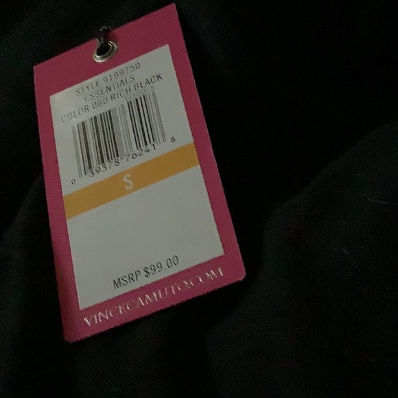 NWT Vince Camuto Chiffon Overlay Tank Dress back zipper - Picture 8 of 9